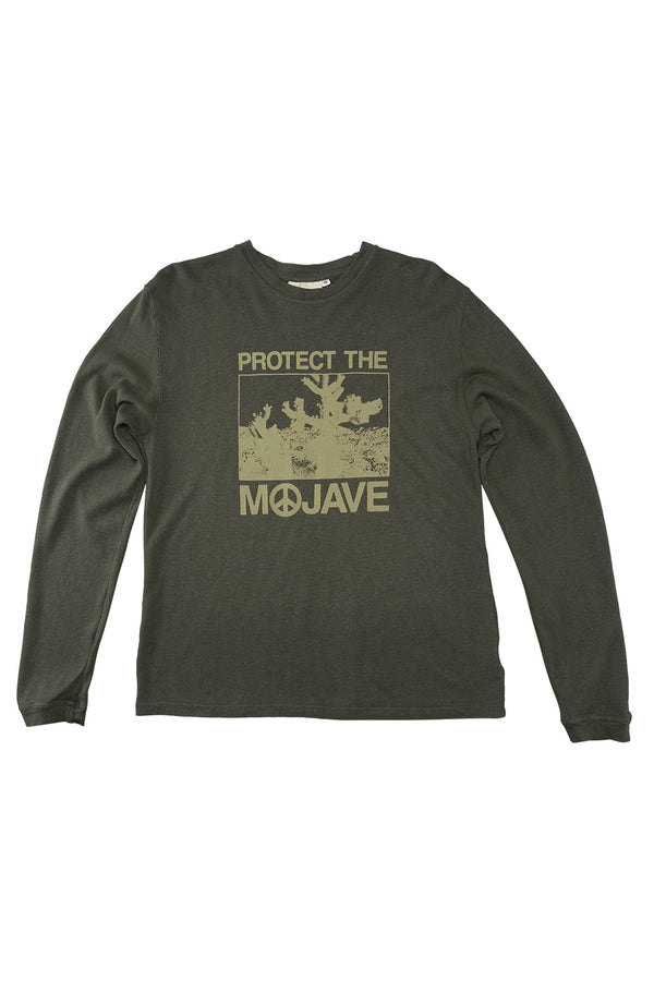 Mojave Baja Long Sleeve Tee | Jungmaven Hemp Clothing & Accessories / Color: Olive Green