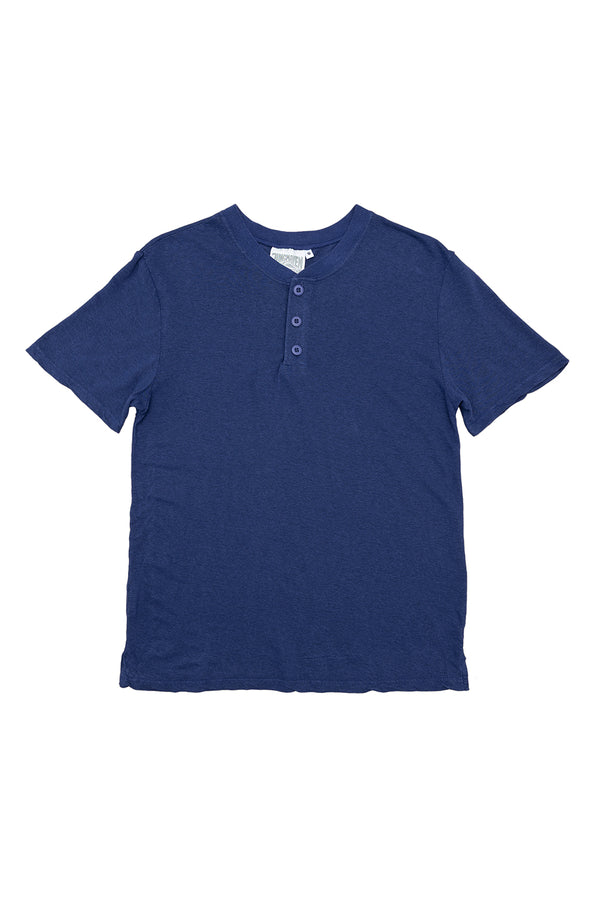 Pullman Henley Tee | Jungmaven Hemp Clothing & Accessories / Color: Deep Indigo