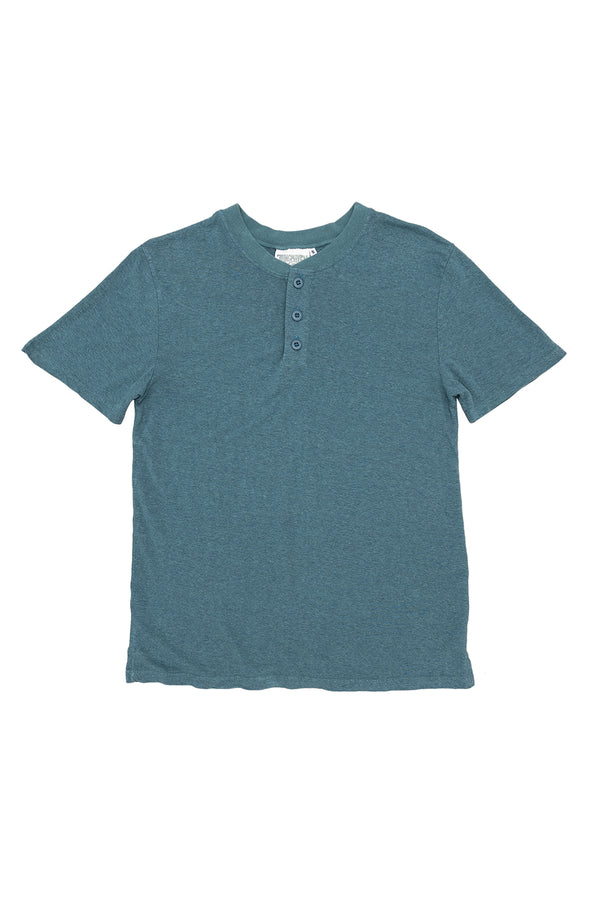Pullman Henley Tee | Jungmaven Hemp Clothing & Accessories / Color: Deep Teal