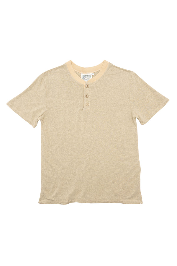 Pullman Henley Tee | Jungmaven Hemp Clothing & Accessories / Color: Desert Khaki