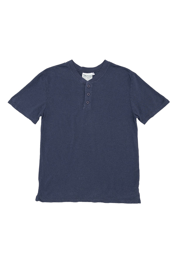 Pullman Henley Tee | Jungmaven Hemp Clothing & Accessories / Color: Navy