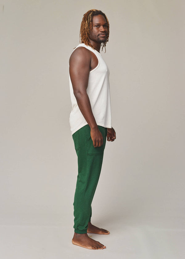 Rockaway Sweatpant | Jungmaven Hemp Clothing & Accessories / model_desc: Sesie is 6’2” wearing L