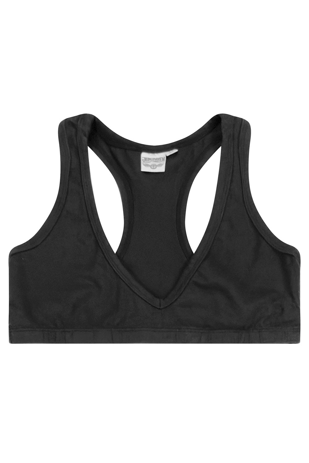 Racer Bra | Jungmaven Hemp Clothing & Accessories / Color: Black