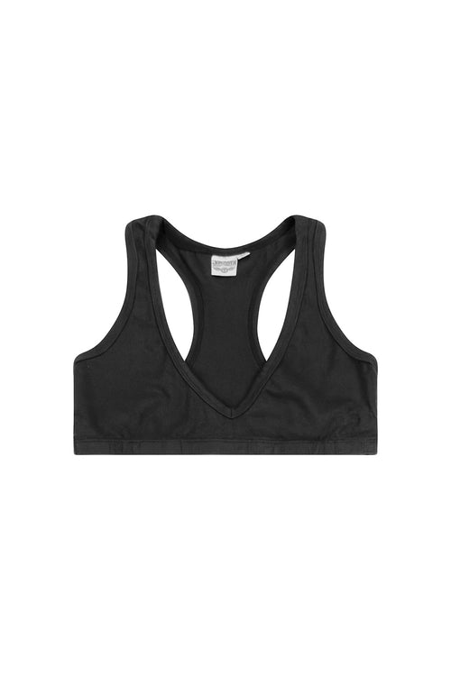 Racer Bra | Jungmaven Hemp Clothing & Accessories / Color: Black