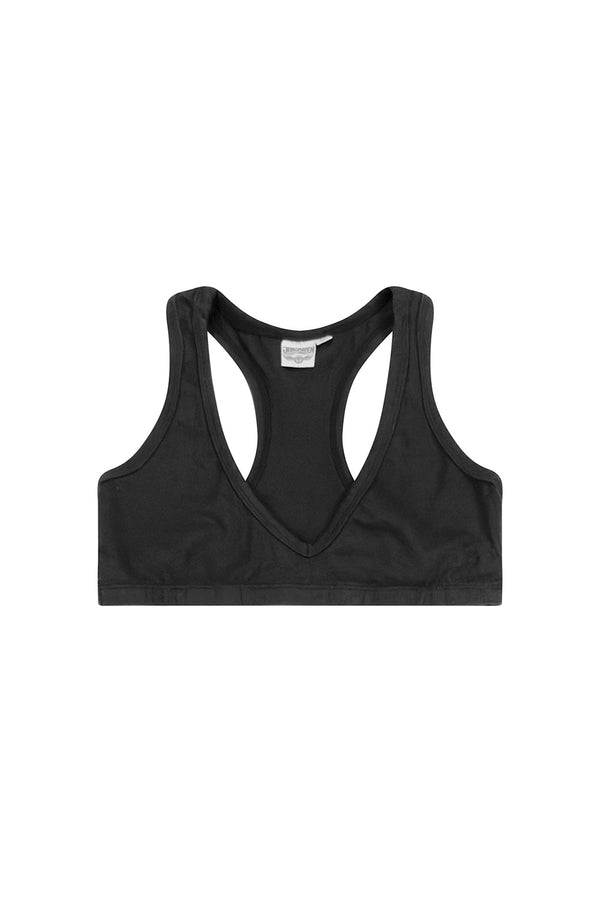 Racer Bra | Jungmaven Hemp Clothing & Accessories / Color: Black