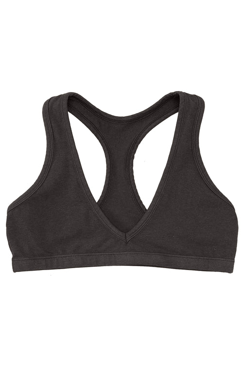Racer Bra | Jungmaven Hemp Clothing & Accessories / Color: Coffee Bean