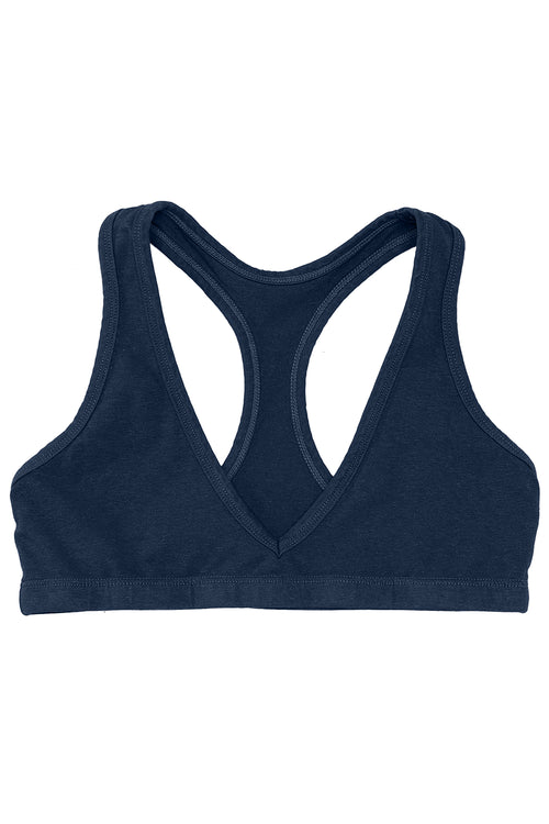 Racer Bra | Jungmaven Hemp Clothing & Accessories / Color: Deep Indigo