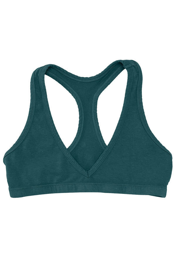 Racer Bra | Jungmaven Hemp Clothing & Accessories / Color: Deep Teal