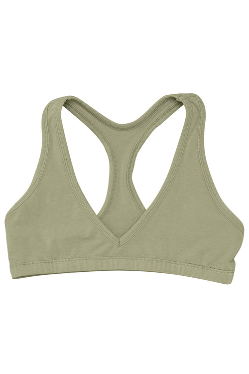 Racer Bra | Jungmaven Hemp Clothing & Accessories / Color: Desert Khaki