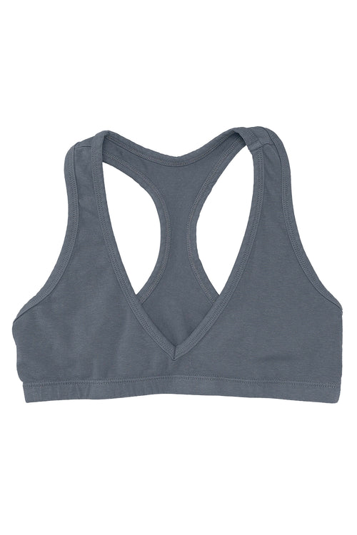 Racer Bra | Jungmaven Hemp Clothing & Accessories / Color: Diesel Gray