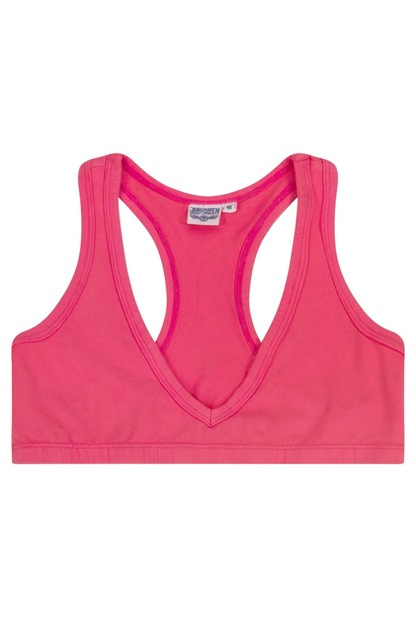Racer Bra | Jungmaven Hemp Clothing & Accessories / Color: Sunset Coral