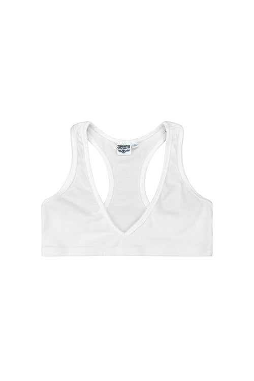 Racer Bra | Jungmaven Hemp Clothing & Accessories / Color: Washed White