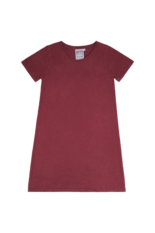 Rae Line Dress - Sale Colors | Jungmaven Hemp Clothing & Accessories / Color: Burgundy