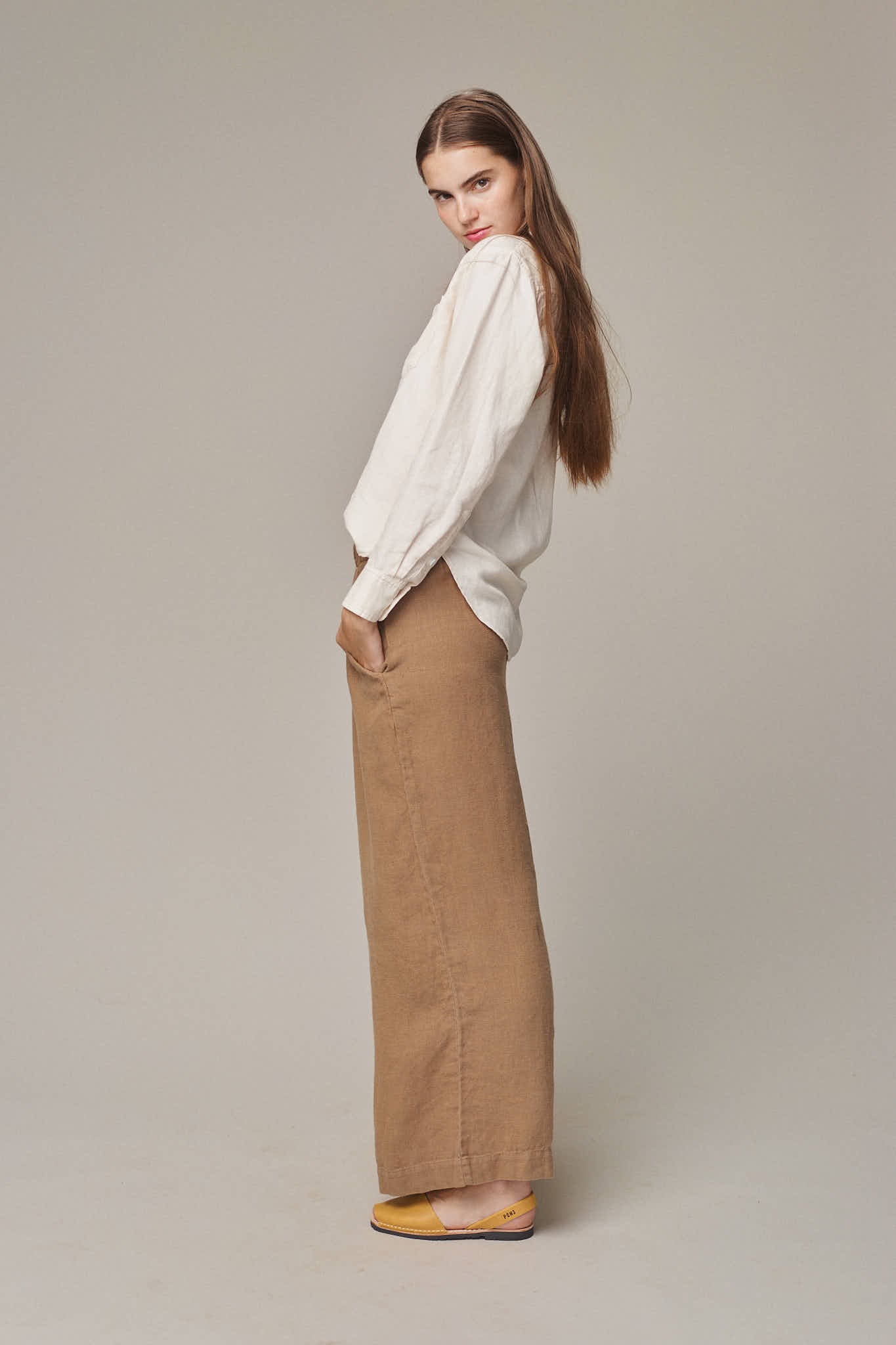 Cambria Pant | Jungmaven Hemp Clothing & Accessories / model_desc: Gwen is 5'11” wearing S