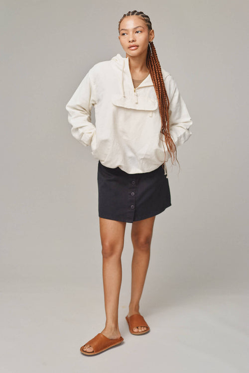 Shoreline Anorak Jacket | Jungmaven Hemp Clothing & Accessories / model_desc: Lana is 5’5” wearing S