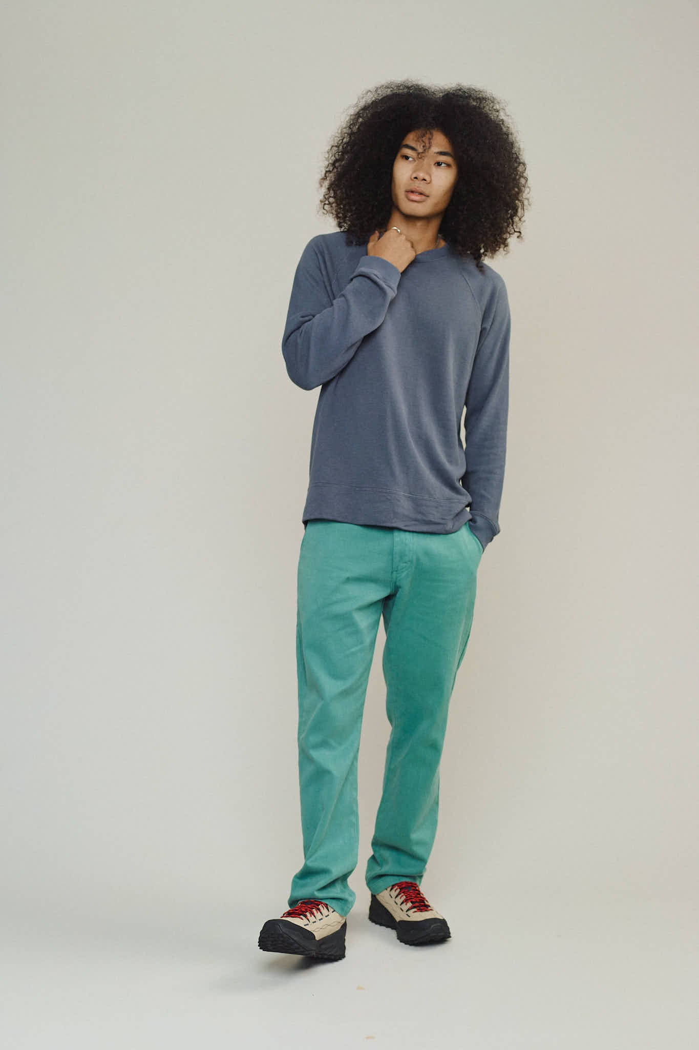 Sierra Raglan Sweatshirt | Jungmaven Hemp Clothing & Accessories / Color: