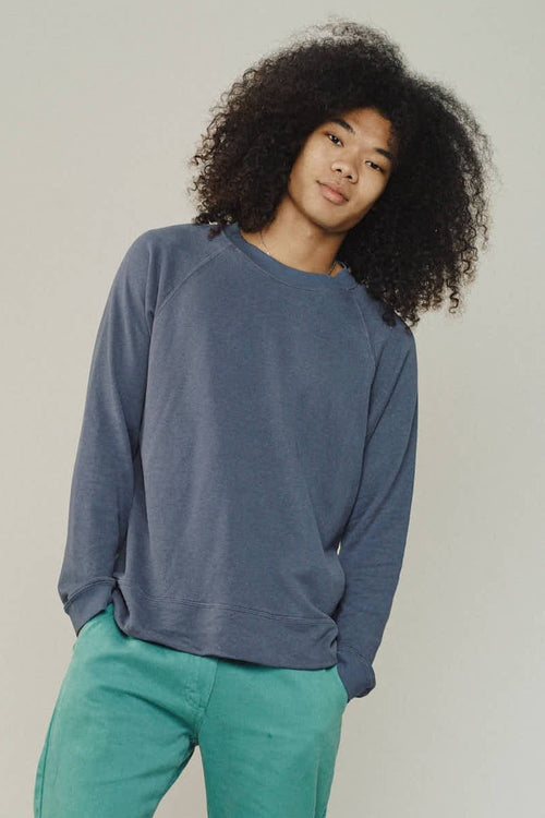 Tahoe Sweatshirt | Jungmaven Hemp Clothing & Accessories / model_desc: Chaz is 6’2” wearing Large