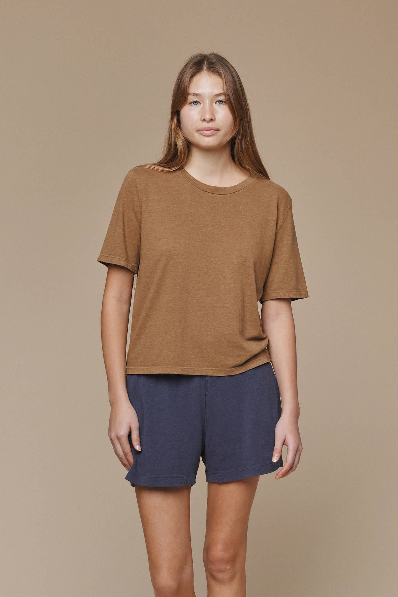 Silverlake Cropped Tee | Jungmaven Hemp Clothing & Accessories / Color: