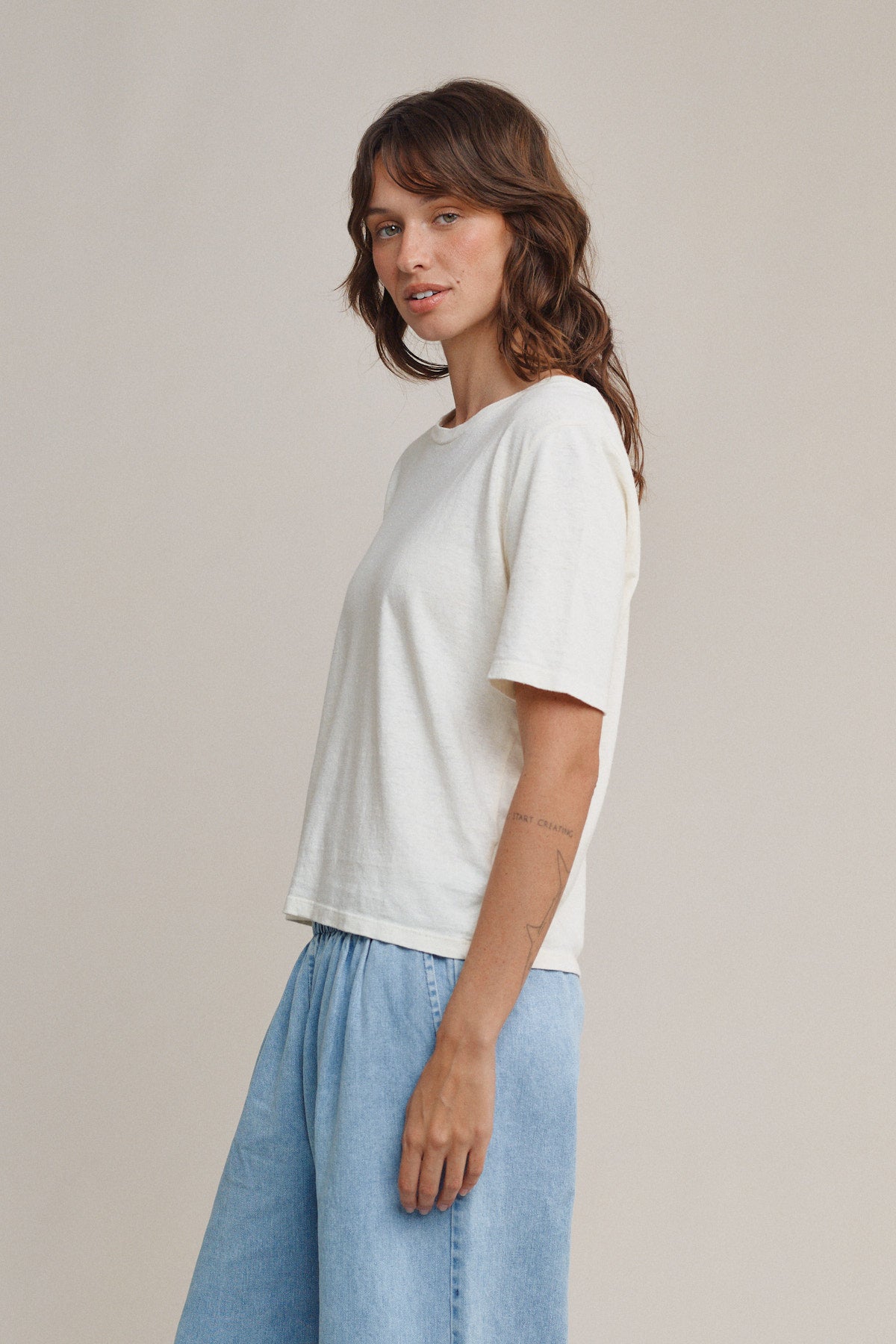 Silverlake Cropped Tee | Jungmaven Hemp Clothing