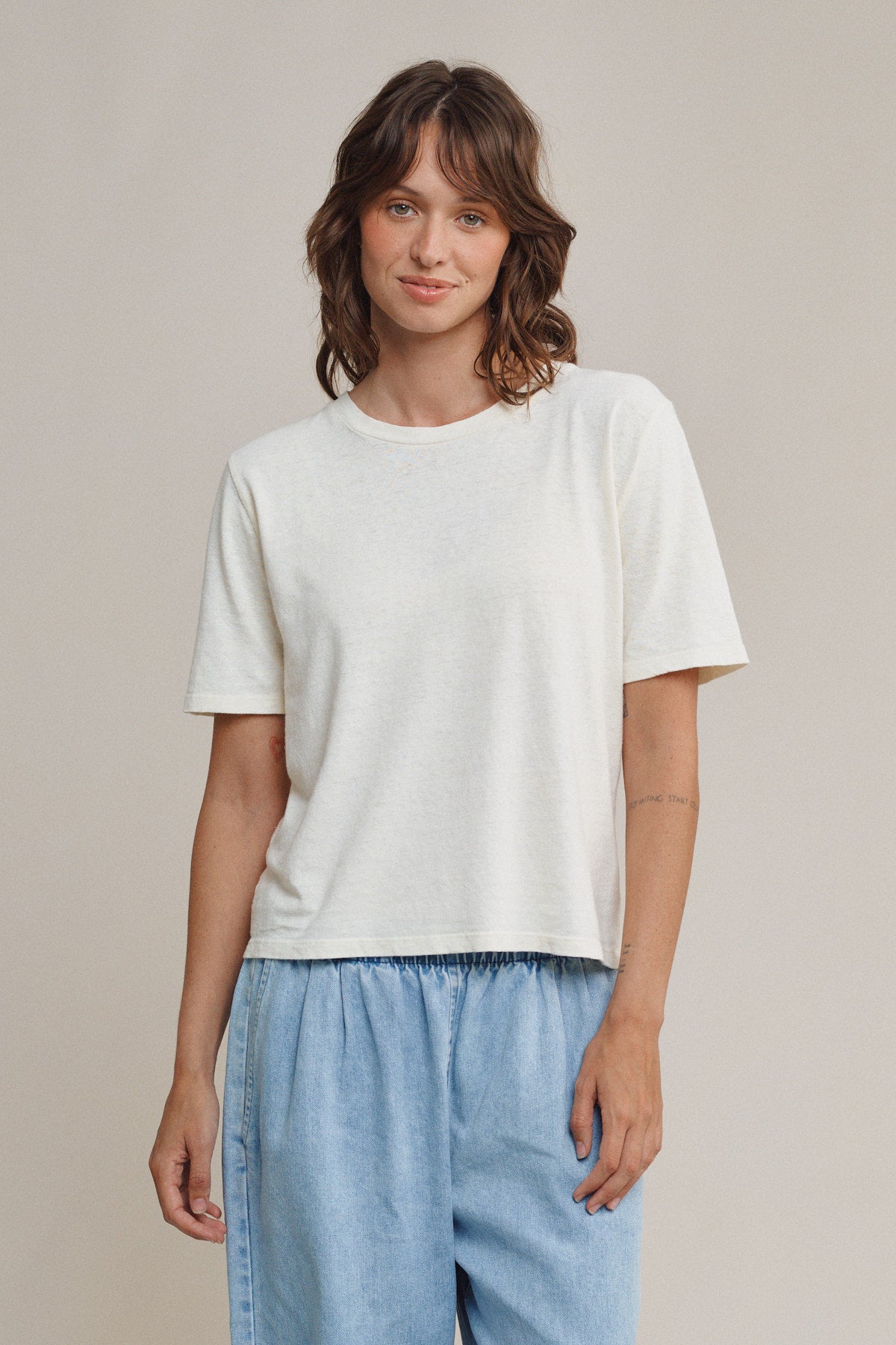 Silverlake Cropped Tee | Jungmaven Hemp Clothing