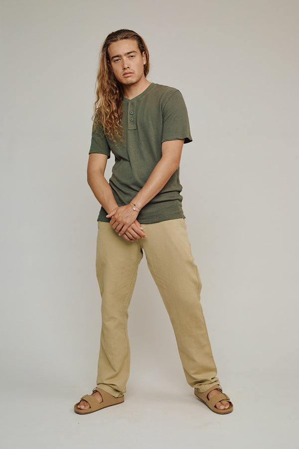 Henley Tee | Jungmaven Hemp Clothing & Accessories / Color: