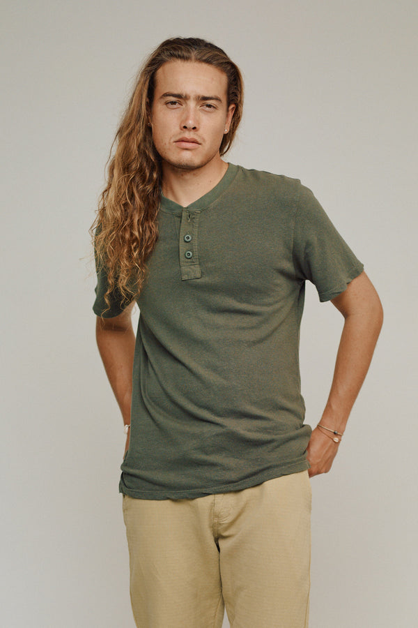 Henley Tee | Jungmaven Hemp Clothing & Accessories / Color: