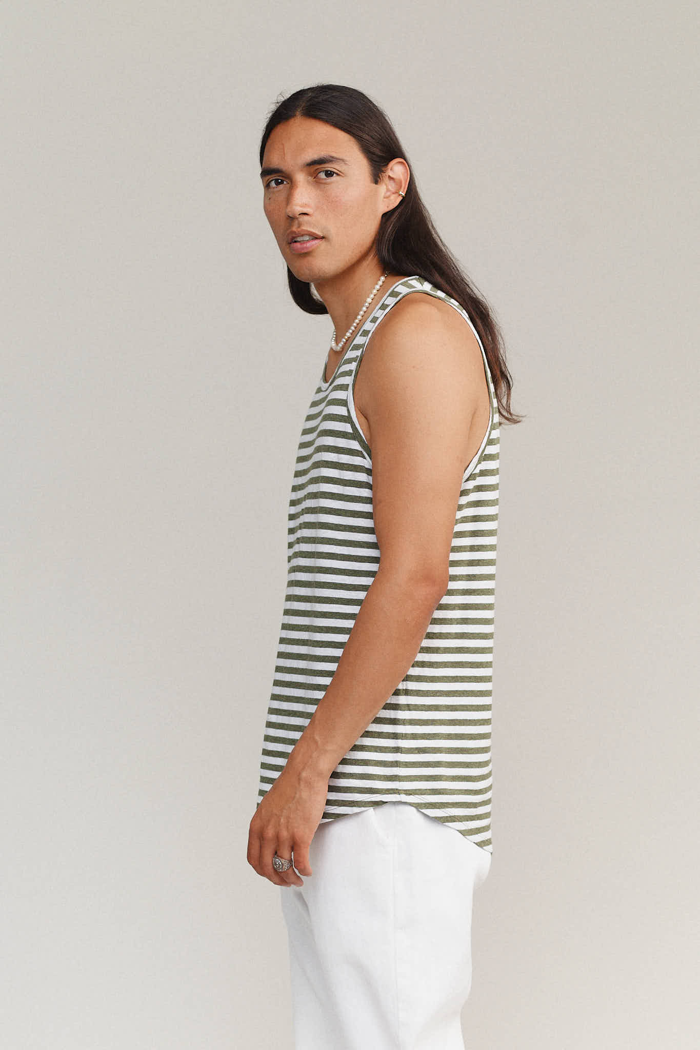 Stripe Tank Top | Jungmaven Hemp Clothing & Accessories / Color: