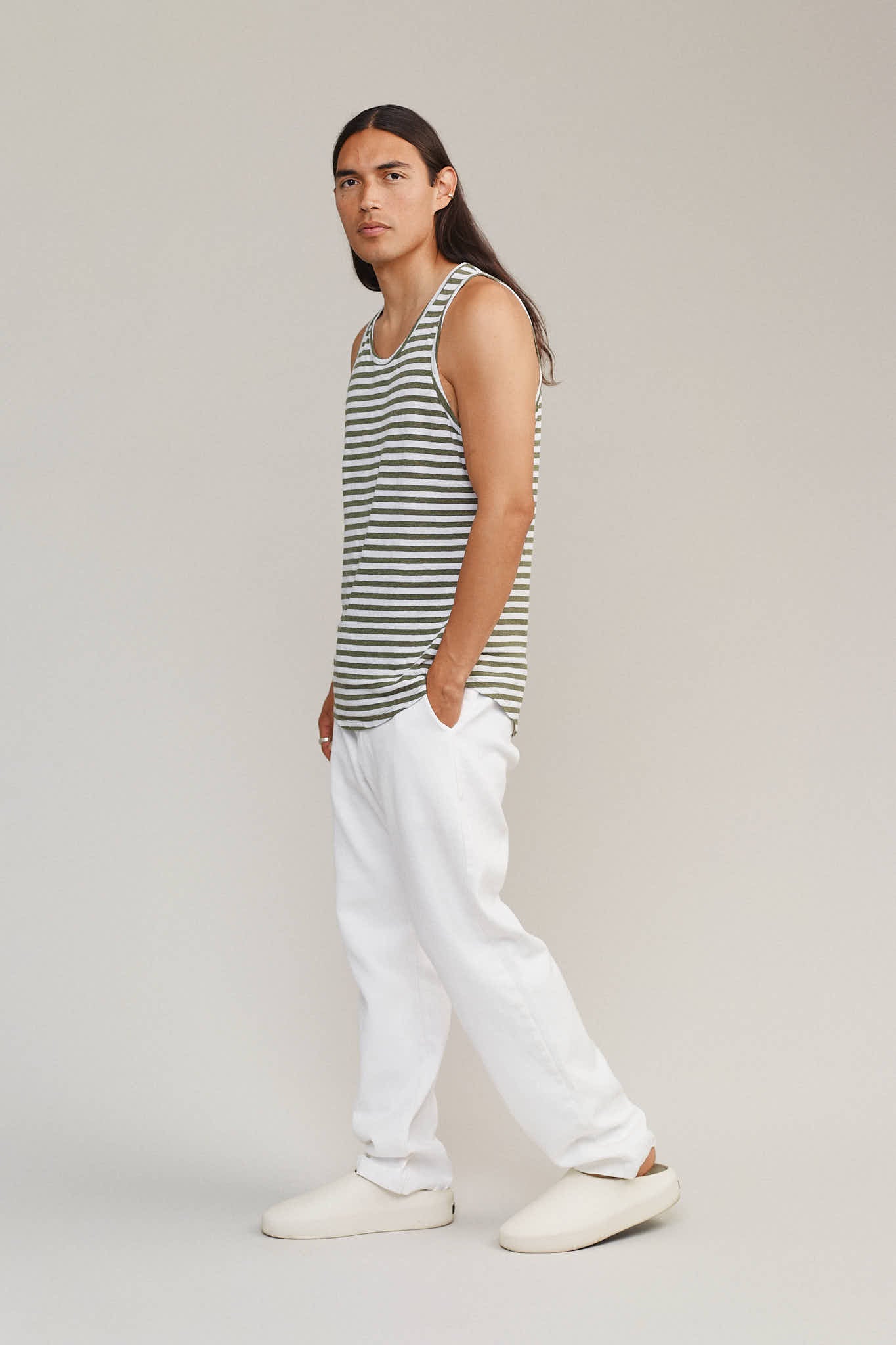 Stripe Tank Top | Jungmaven Hemp Clothing & Accessories / Color: