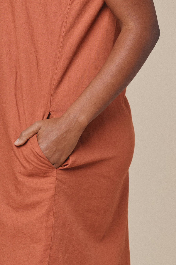 Sundance Slip Dress - Sale Colors | Jungmaven Hemp Clothing & Accessories Pink Grapefruit / M Sundance Slip Dress - Sale Colors | Jungmaven Hemp Clothing & Accessories Pink Grapefruit / M
