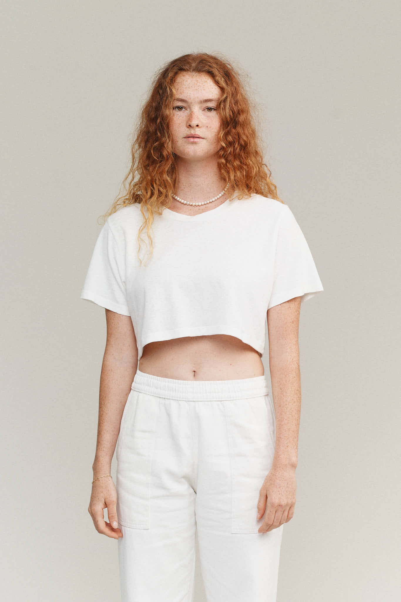 Super Cropped Lorel Tee | Jungmaven Hemp Clothing & Accessories
