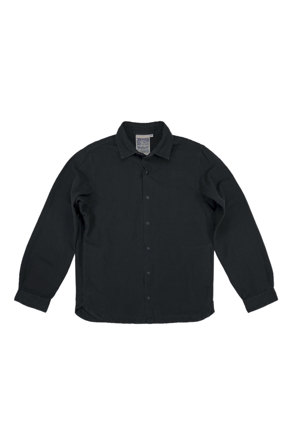Sandpoint Snap Jacket | Jungmaven Hemp Clothing & Accessories / Color: Black