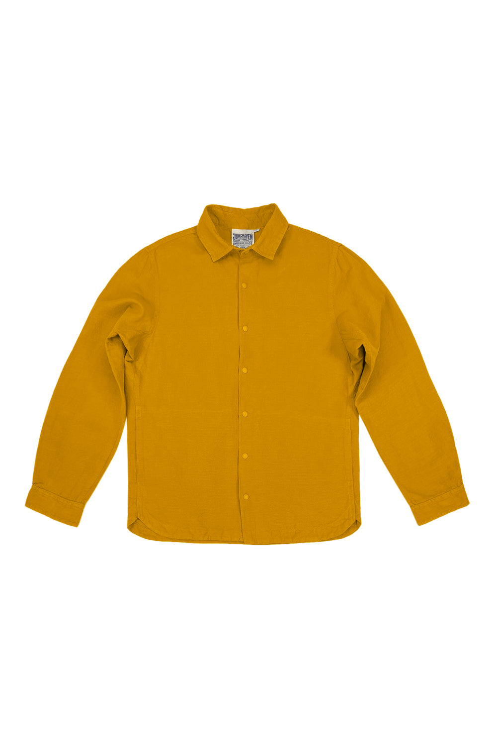 Sandpoint Snap Jacket | Jungmaven Hemp Clothing & Accessories / Color: Spicy Mustard