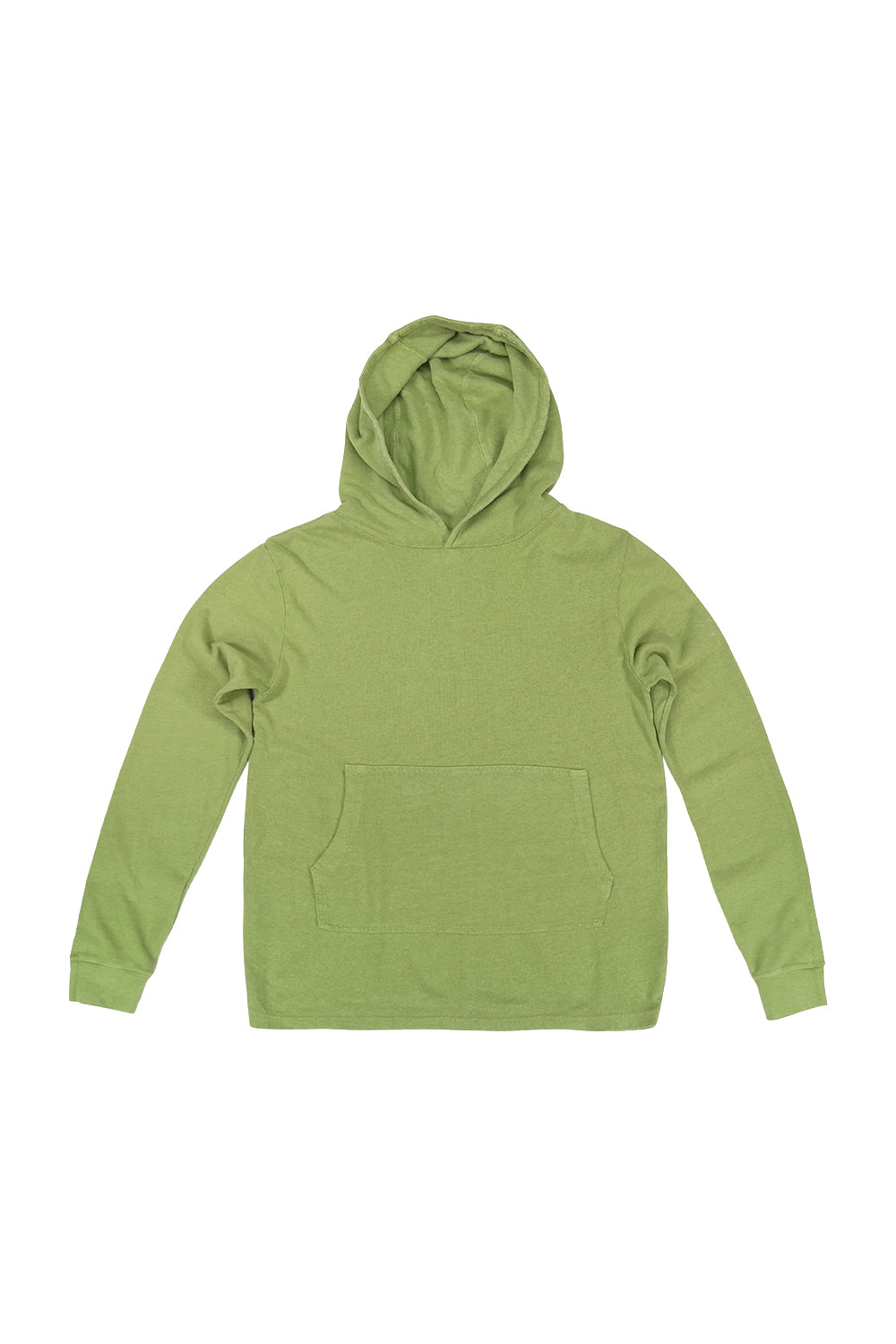 Santa Cruz Hooded Long Sleeve | Jungmaven Hemp Clothing & Accessories / Color: Dark Matcha