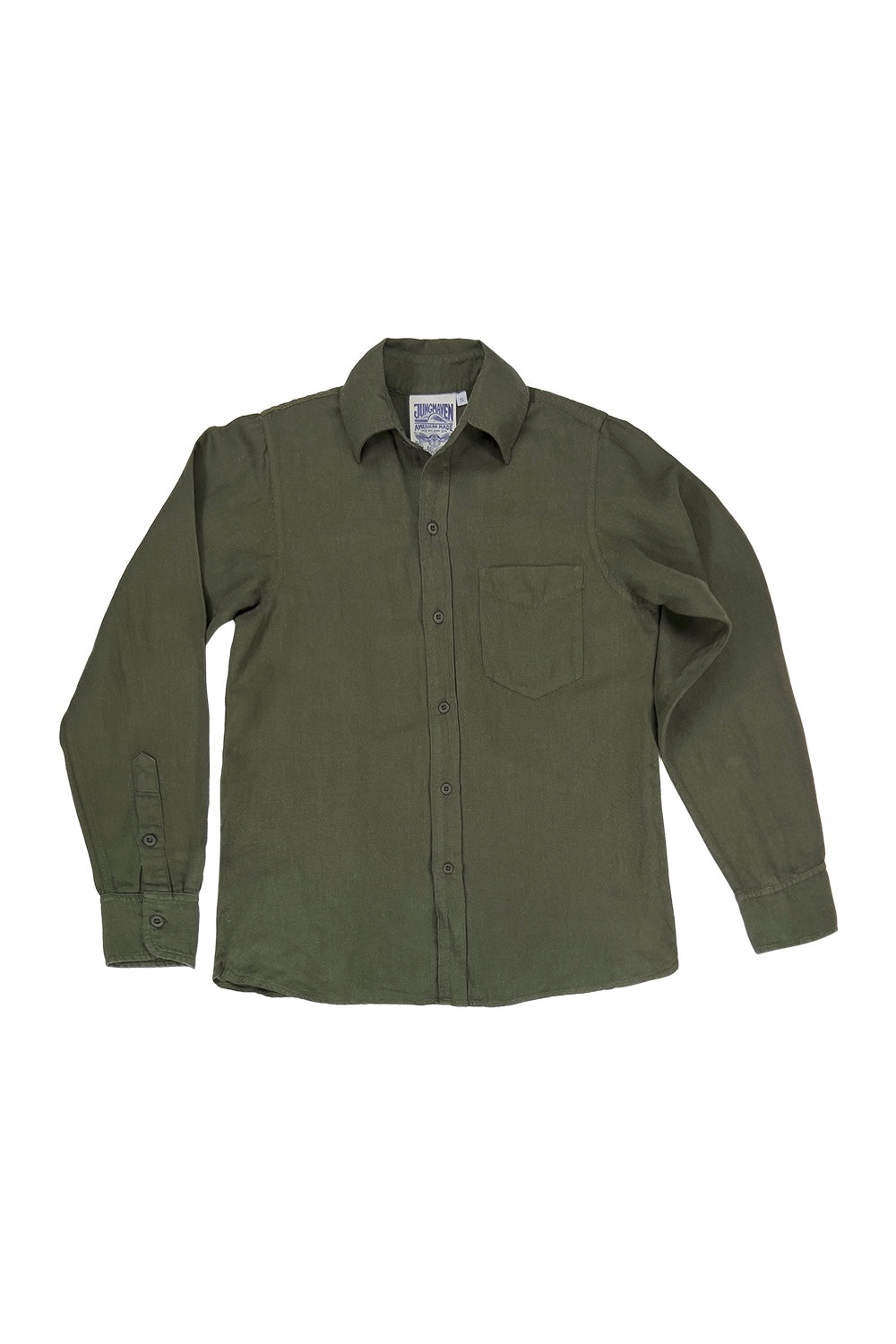 Santa Fe Shirt | Jungmaven Hemp Clothing & Accessories / Color: Olive Green