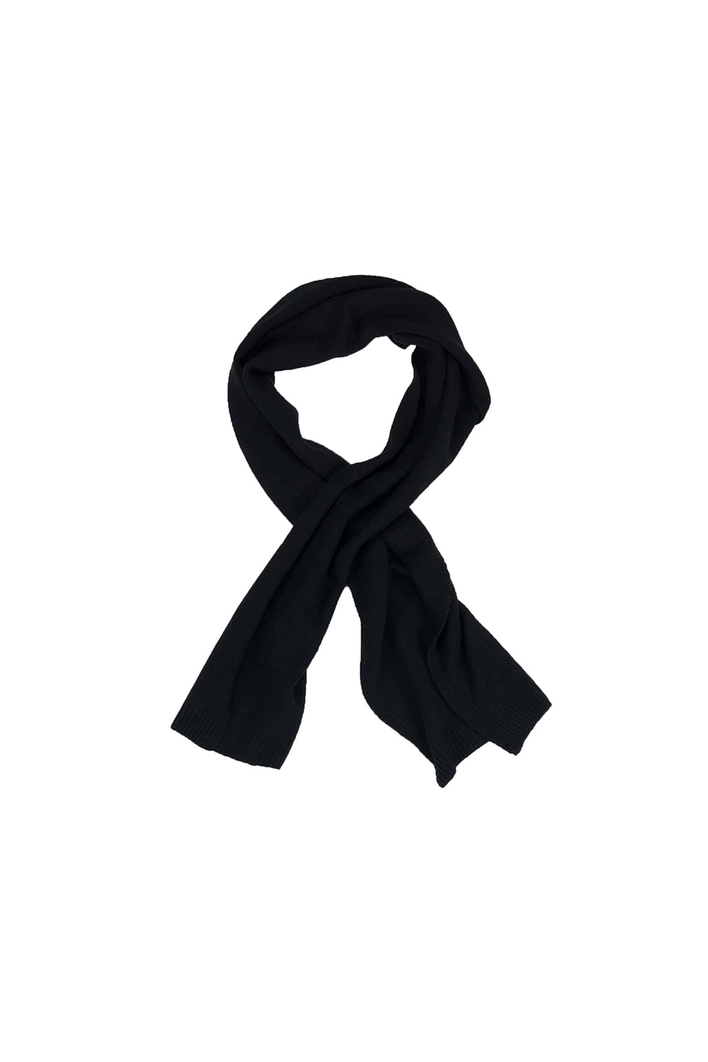 Hemp Wool Scarf | Jungmaven Hemp Clothing & Accessories / Color: Black