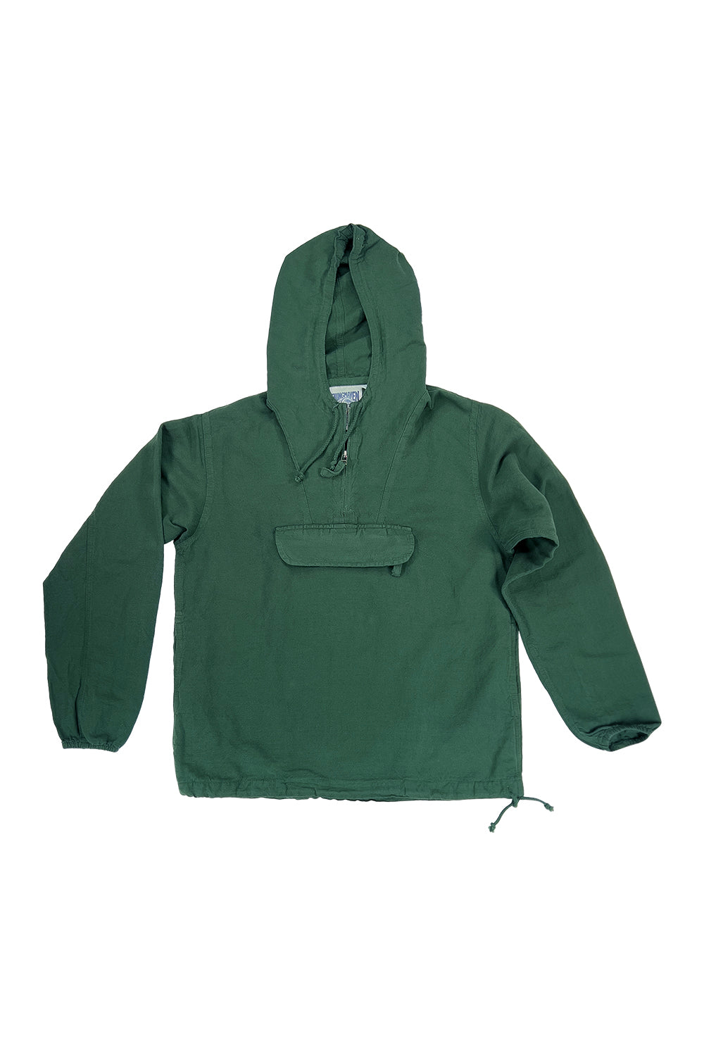Shoreline Anorak Jacket | Jungmaven Hemp Clothing & Accessories / Color: Hunter Green