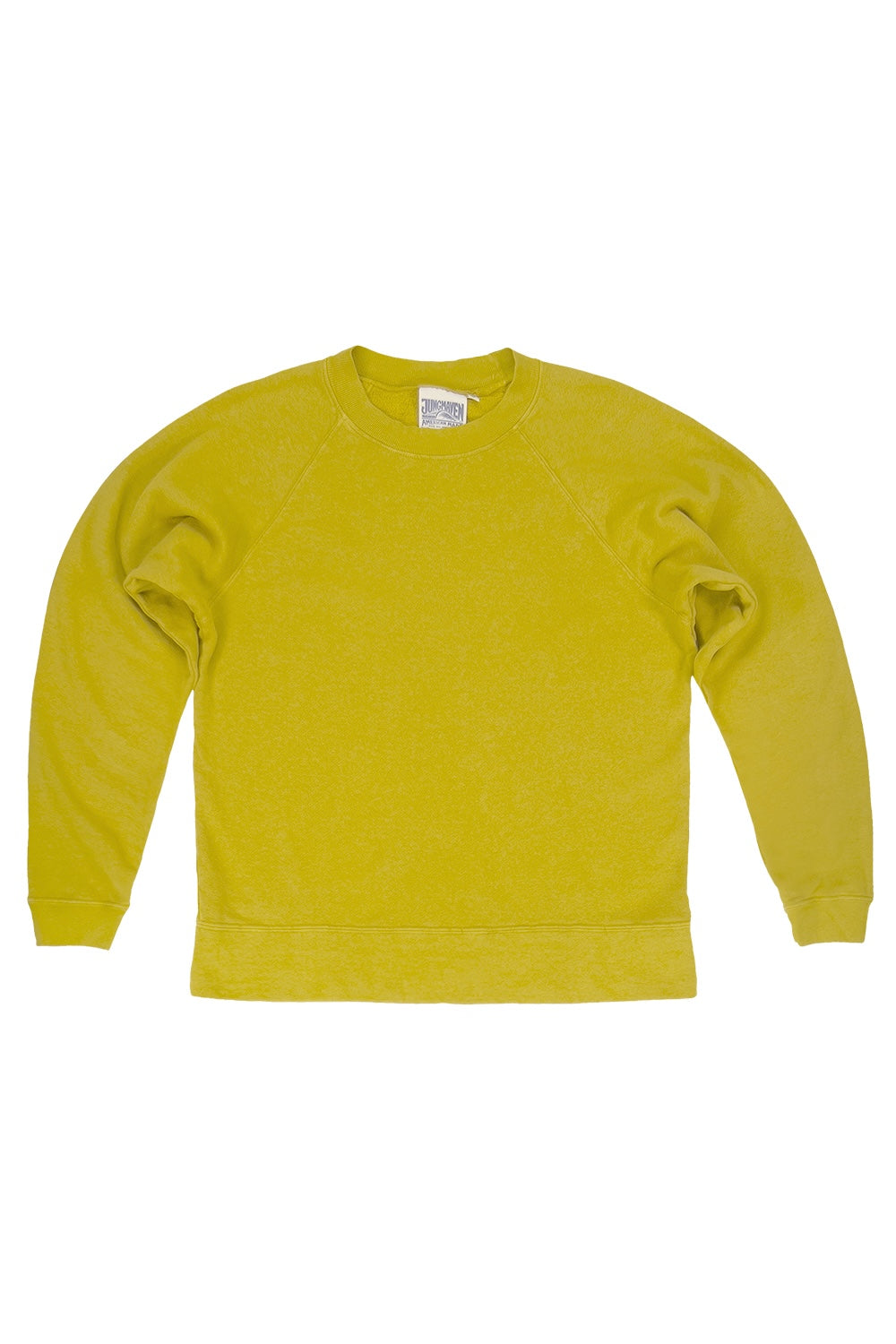 Sierra Raglan Sweatshirt | Jungmaven Hemp Clothing & Accessories / Color: Citrine Yellow