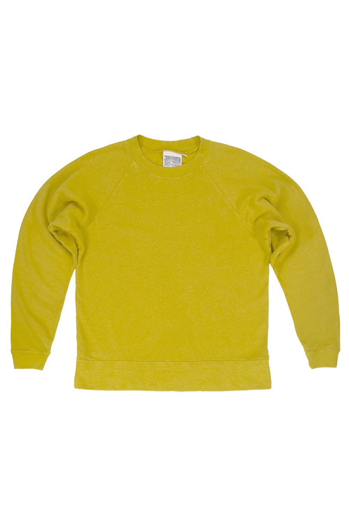 Sierra Raglan Sweatshirt - Sale Colors | Jungmaven Hemp Clothing & Accessories / Color: Citrine Yellow