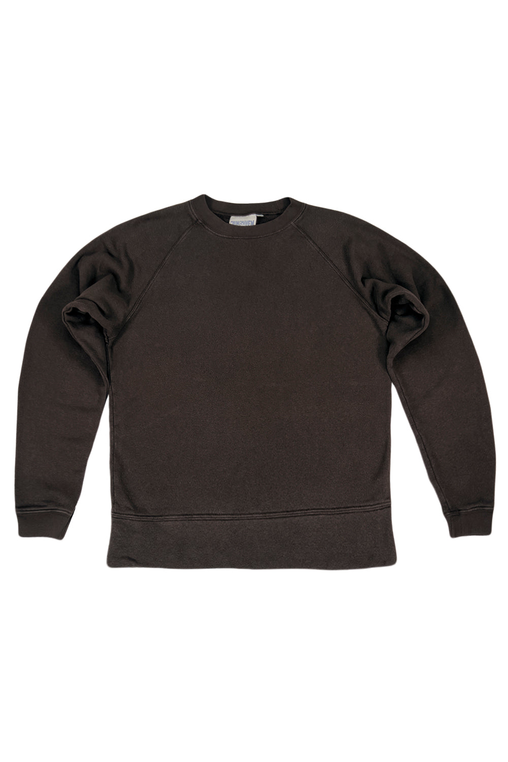 Sierra Raglan Sweatshirt - Sale Colors | Jungmaven Hemp Clothing & Accessories / Color: Coffee Bean