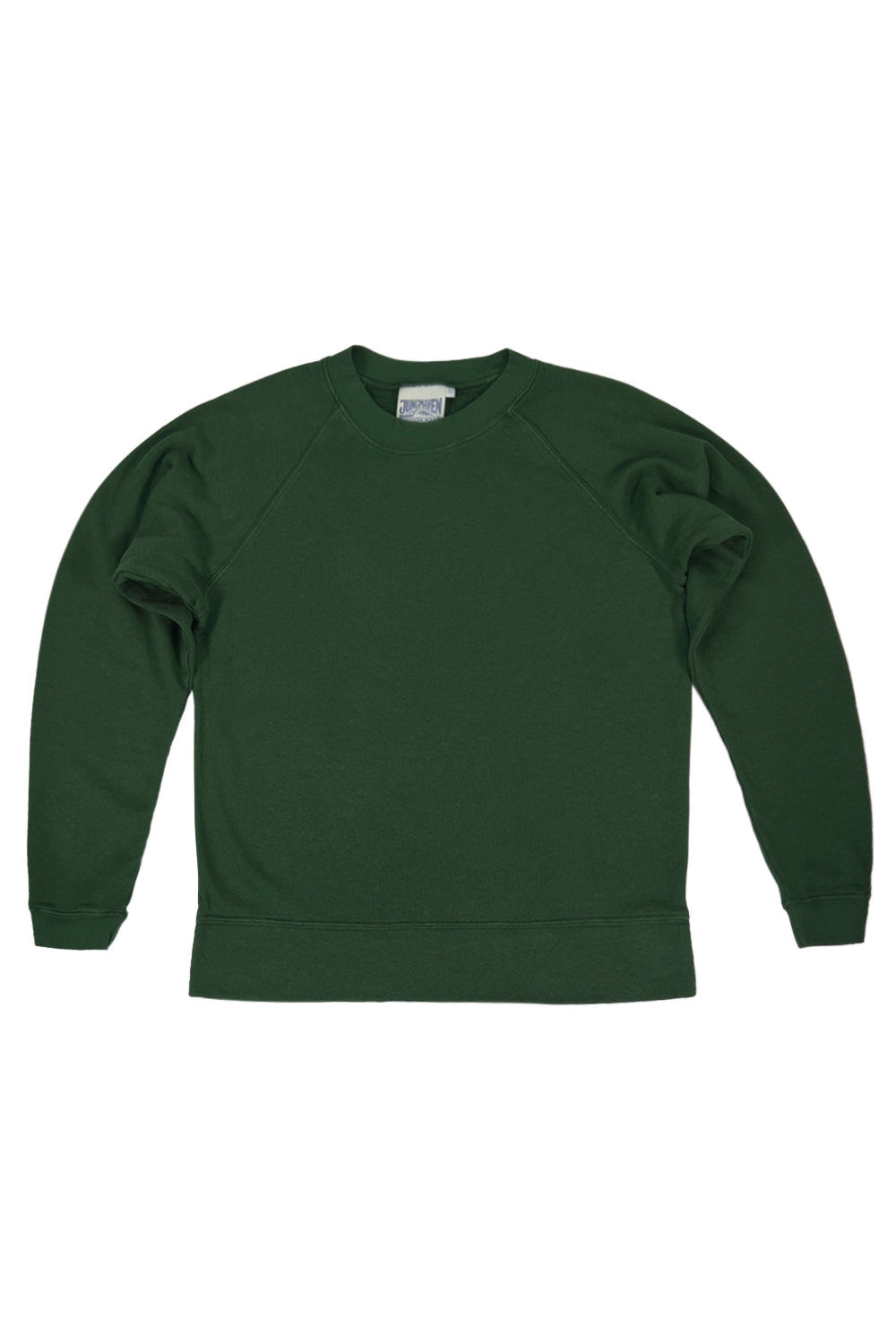 Sierra Raglan Sweatshirt | Jungmaven Hemp Clothing & Accessories / Color: Hunter Green