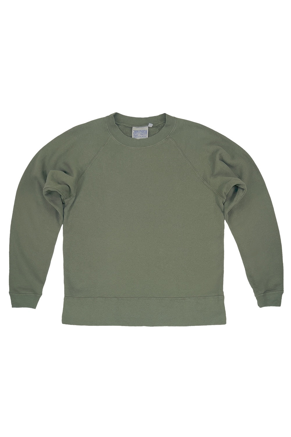 Sierra Raglan Sweatshirt | Jungmaven Hemp Clothing & Accessories / Color: Olive Green