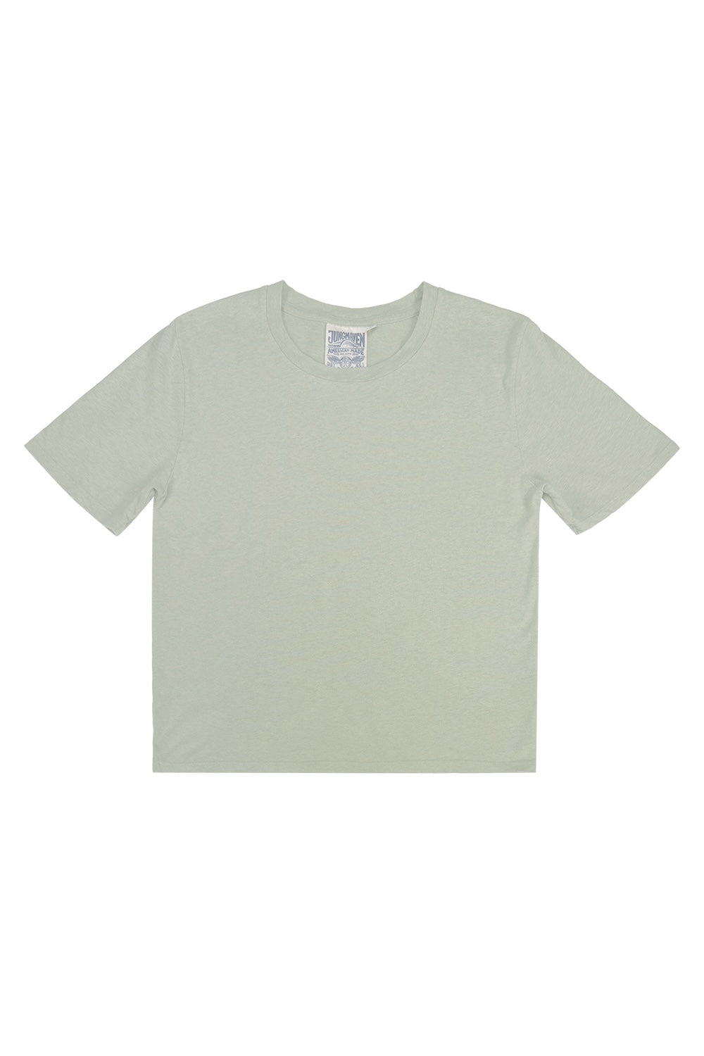 Silverlake Cropped Tee | Jungmaven Hemp Clothing & Accessories / Color: Agave Green