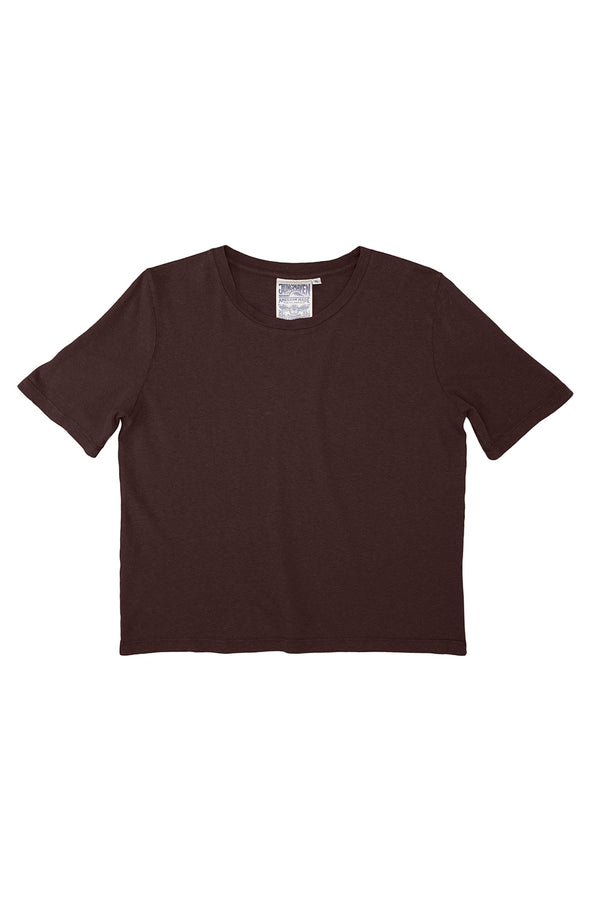 Silverlake Cropped Tee | Jungmaven Hemp Clothing & Accessories / Color: Coffee Bean