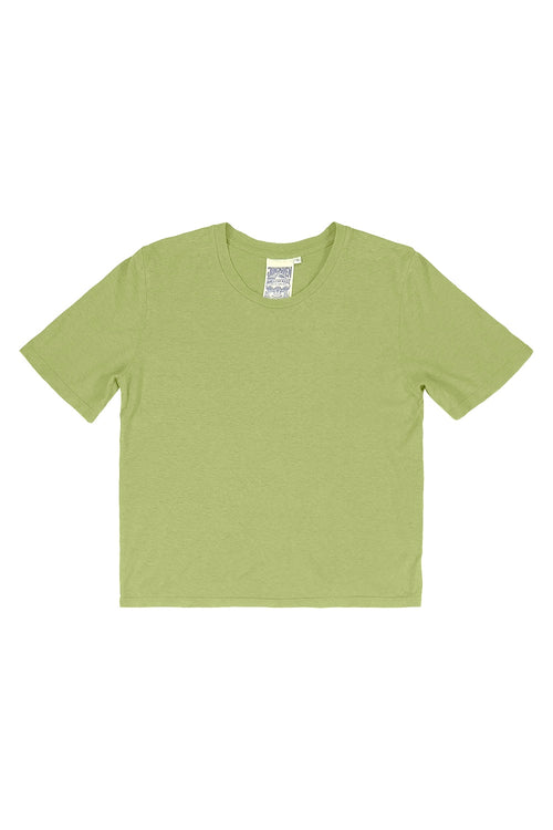 Jungmaven Cropped Lorel Tee in Dark Matcha