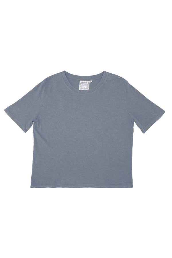 Silverlake Cropped Tee | Jungmaven Hemp Clothing & Accessories / Color: Diesel Gray
