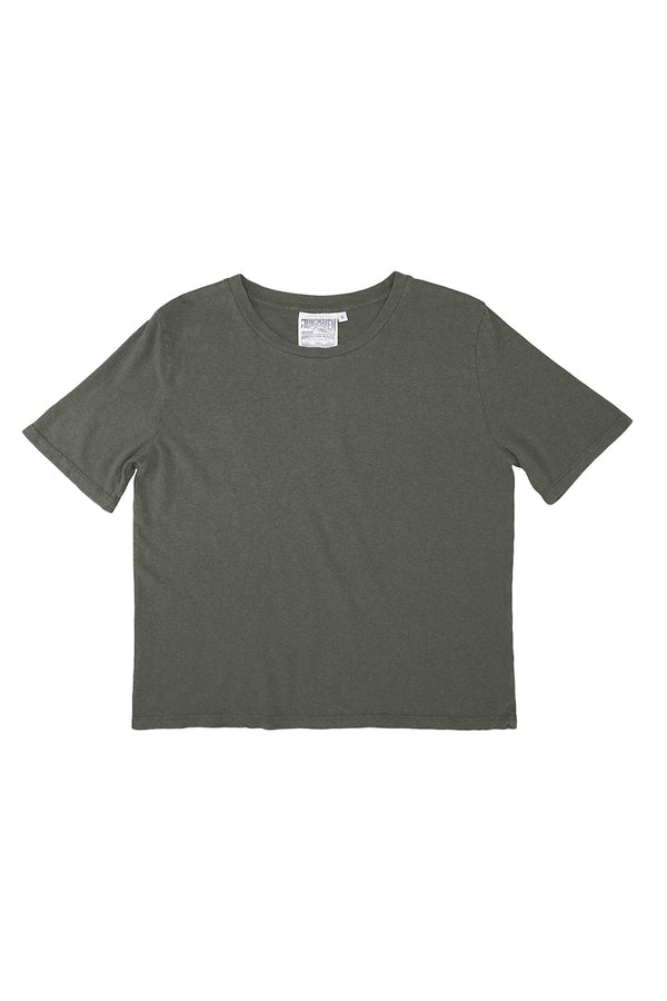 Silverlake Cropped Tee | Jungmaven Hemp Clothing & Accessories / Color: Olive Green