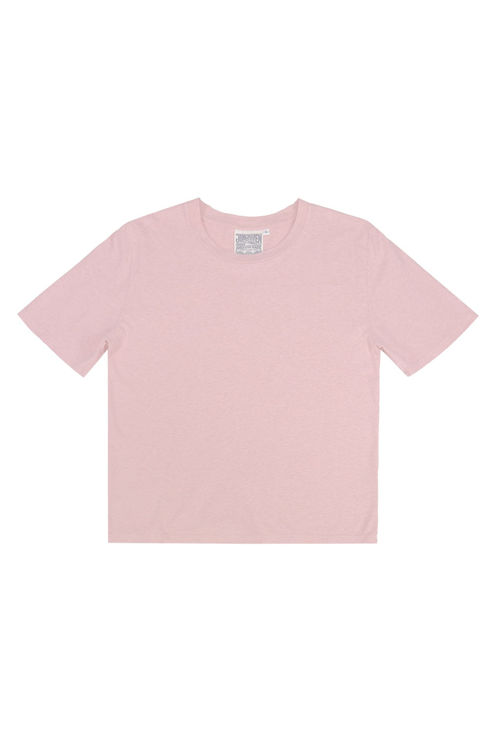 Silverlake Cropped Tee - Sale Colors | Jungmaven Hemp Clothing & Accessories / Color: Rose Water