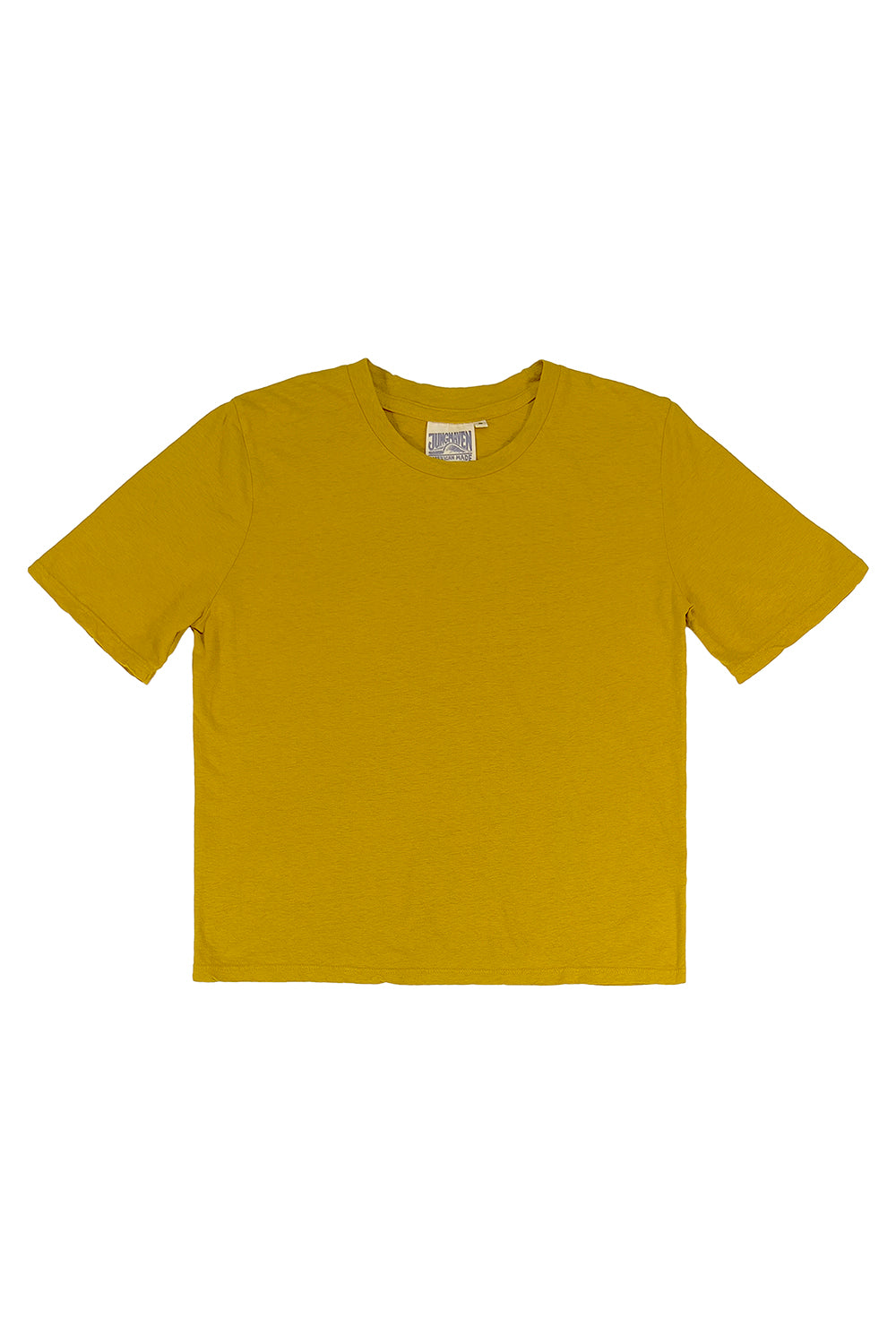Silverlake Cropped Tee | Jungmaven Hemp Clothing & Accessories / Color: Spicy Mustard