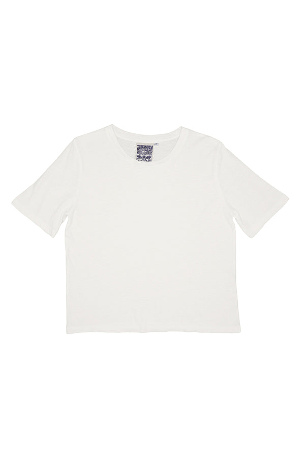 Silverlake Cropped Tee | Jungmaven Hemp Clothing & Accessories / Color: Washed White