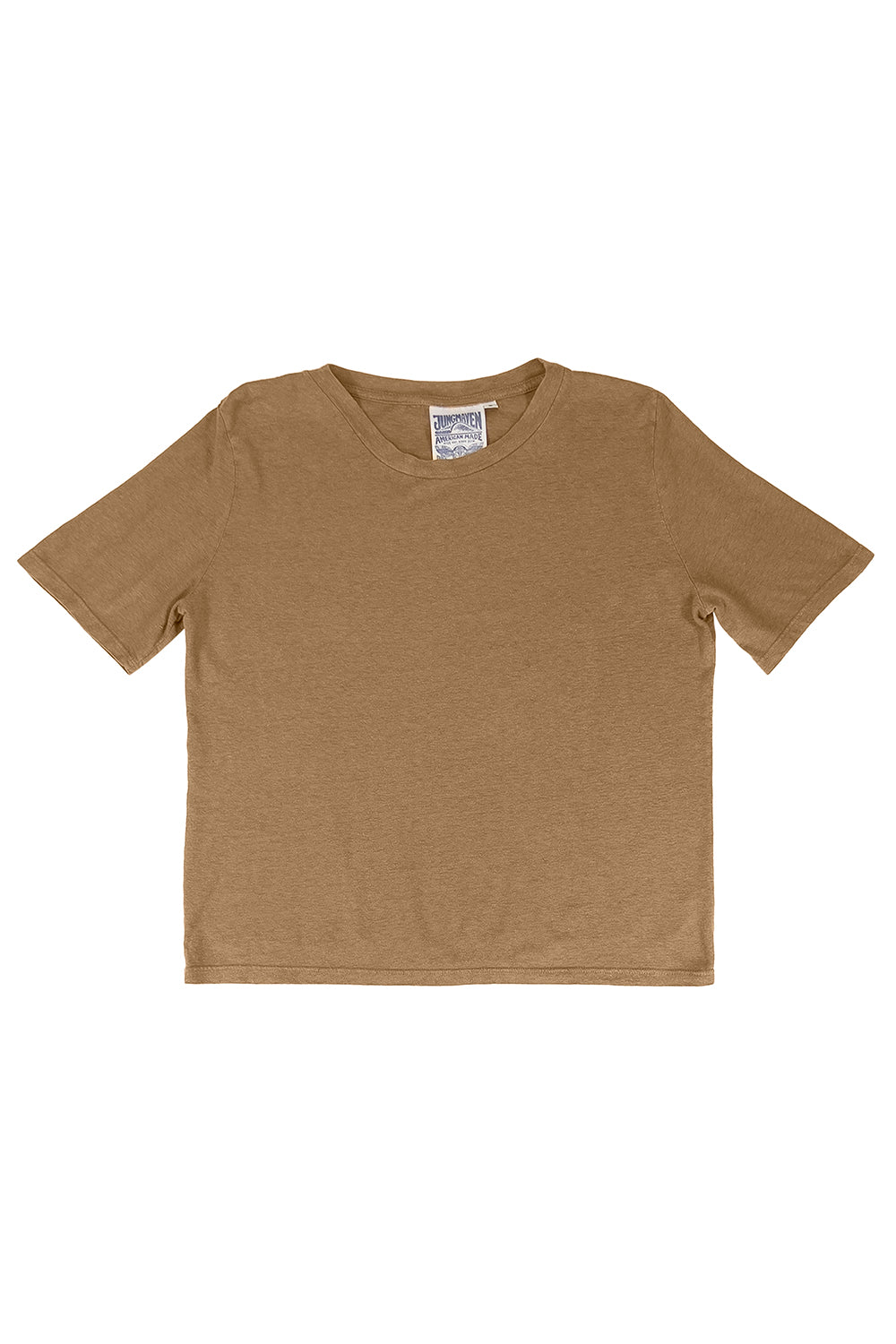 Silverlake Cropped Tee | Jungmaven Hemp Clothing & Accessories / Color: Coyote
